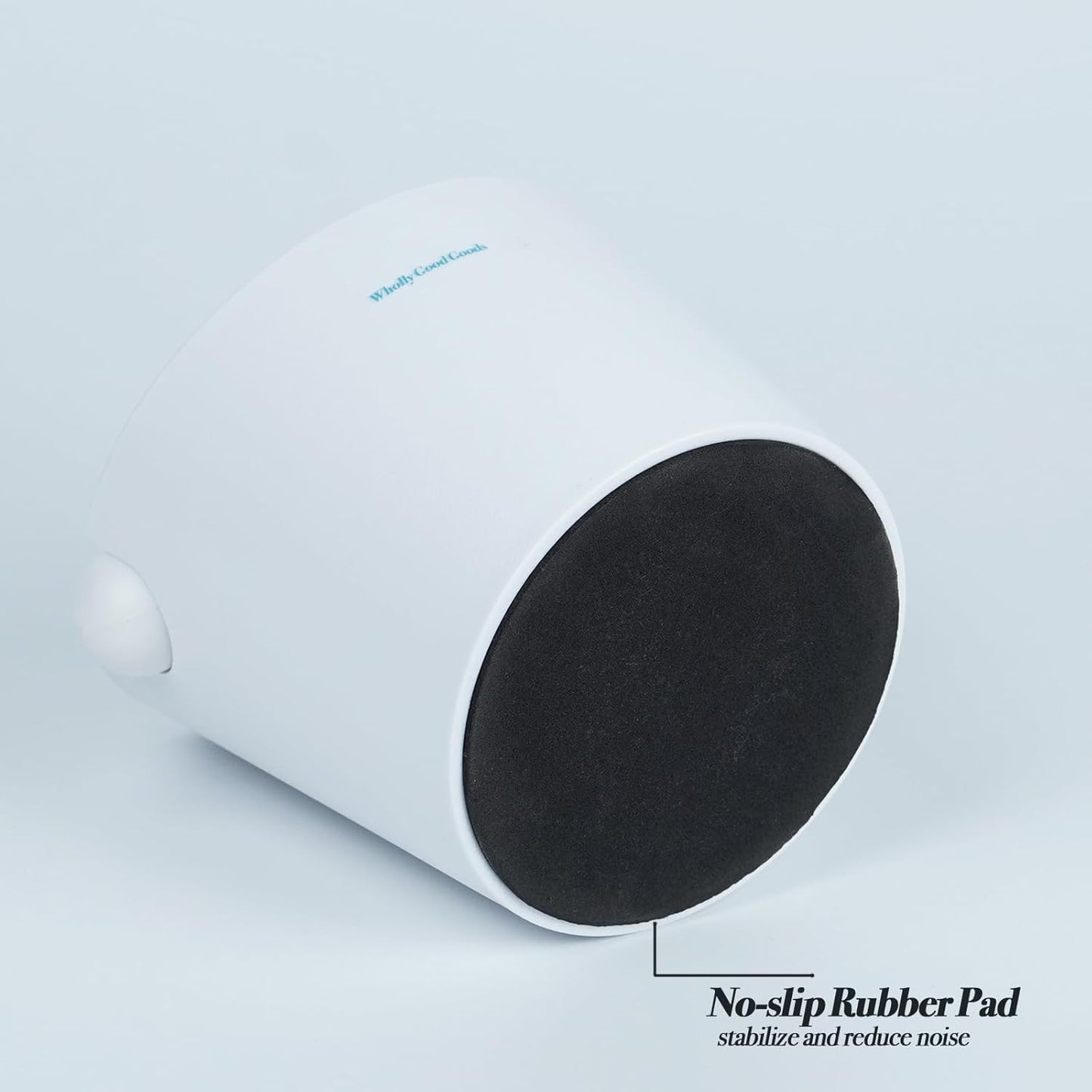 Coffee Knock Box for Coffee, ABS Coffee Grind Knock Box, Shock-Absorbent Durable Coffee Espresso Knock Box Dump Bin Grind Waste Removable Detachable Knock Bar and Non-Slip Base (White)