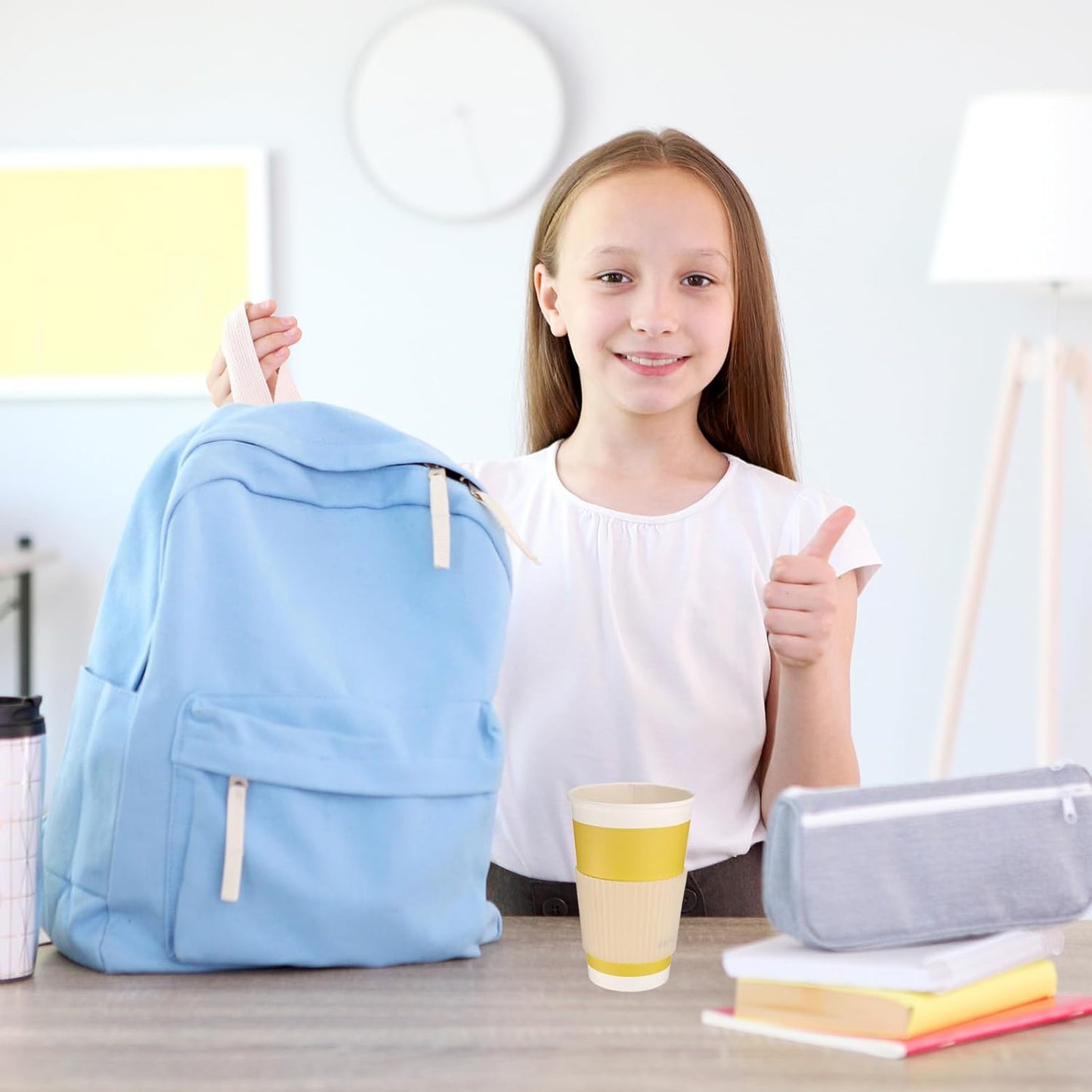 uxcell 3Pcs Coffee Cup Sleeve, Silicone Cup Sleeve Non-slip Glass Water Bottle Mug Sleeves Black