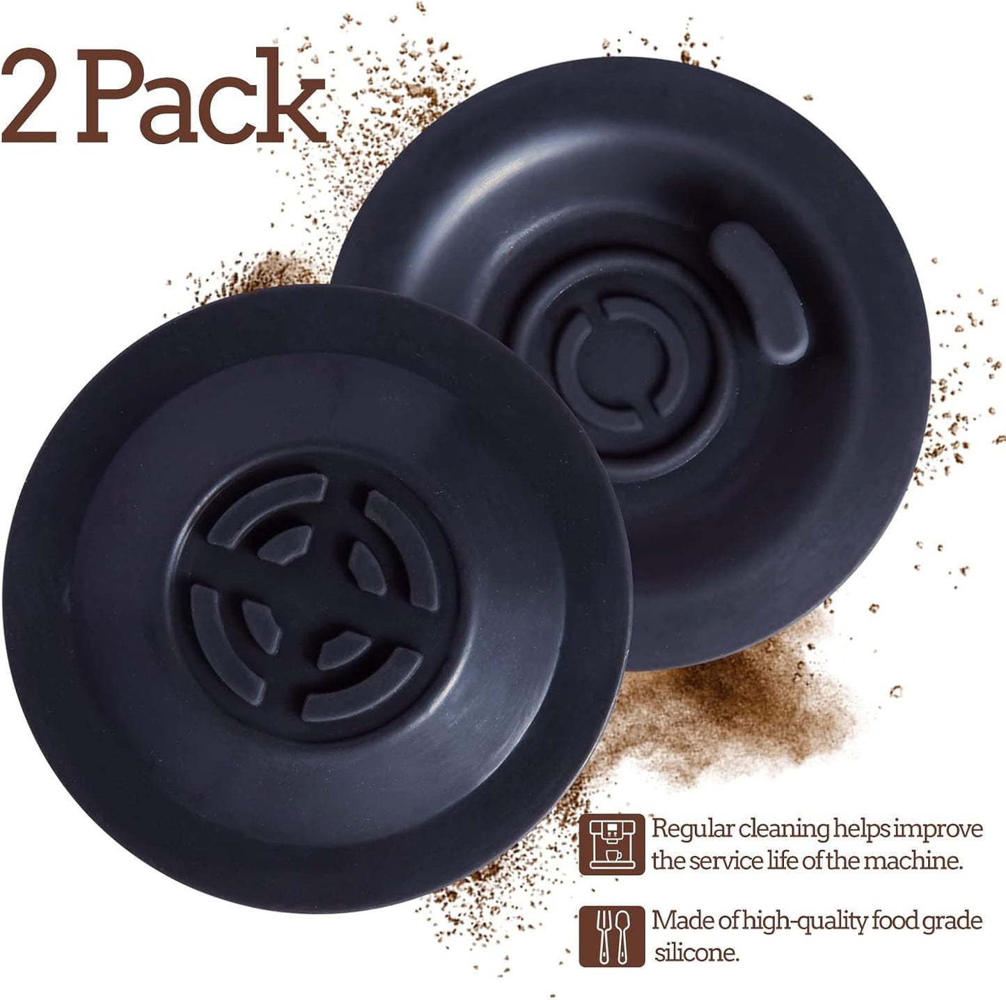 2 Pack 54mm Espresso Backflush Cleaning Disc For Breville Espresso Machines - 54mm Backflush Disc Compatible with Breville BES870XL/ BES878BSS/ BES880/ BES840XL/ BES810BSS