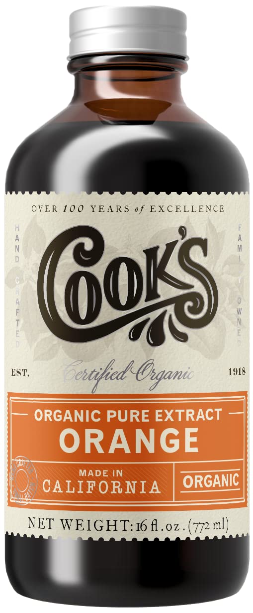Cook's Organic Orange Extract 16 oz.