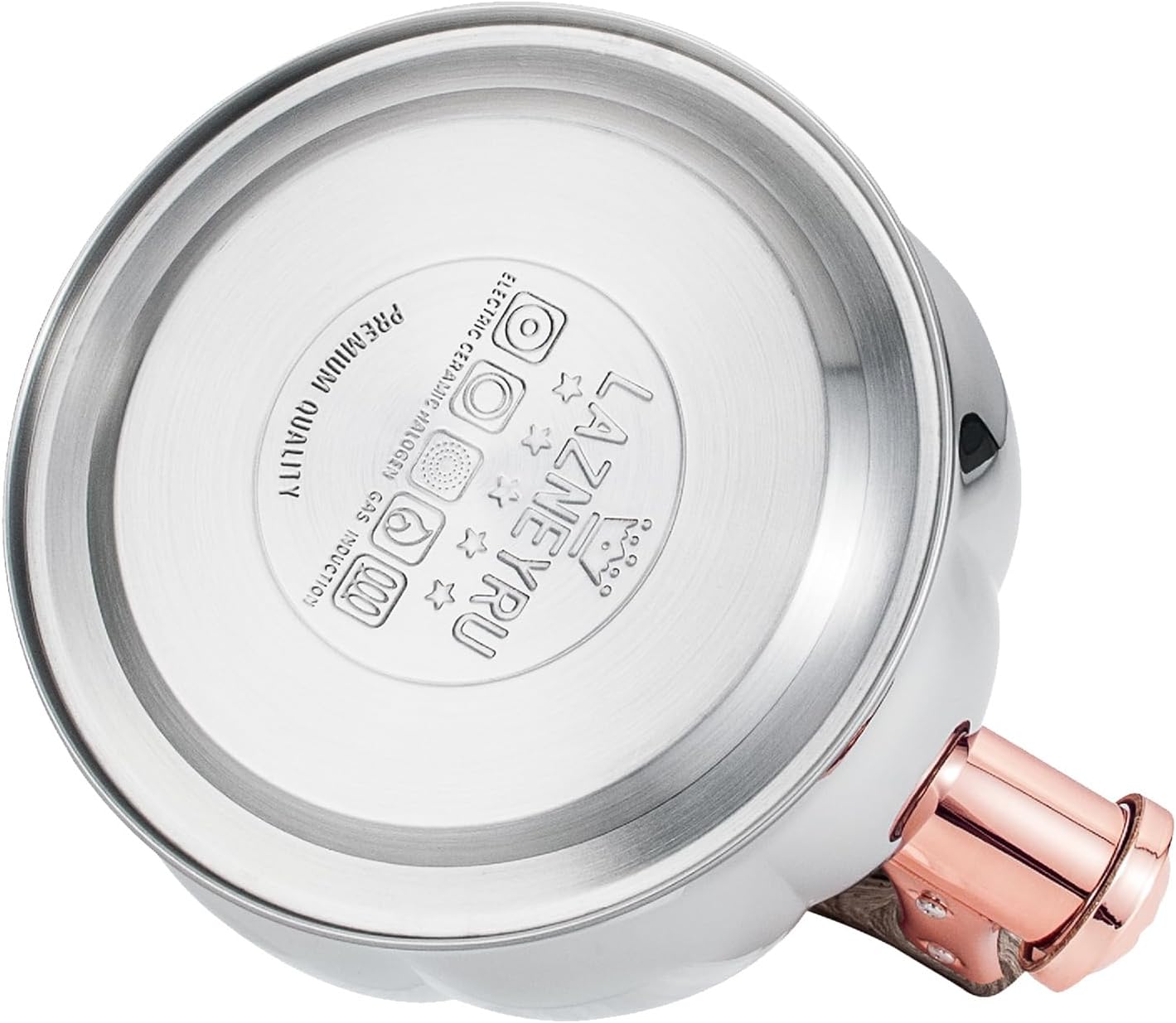 Stainless Steel Tea Kettle for Stove Top Teakettles Stovetop Whistling with Heat Proof Ergonomic Handle 2.5 Quart