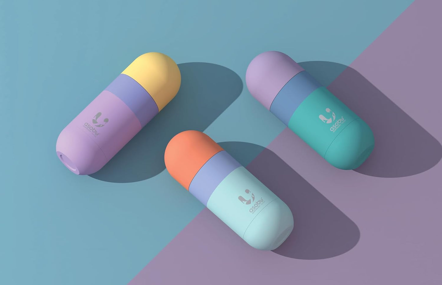 Asobu Orb Stainless Steel Double Wall Insulated Travel Water Bottle 14 Ounce (Pastel Green)