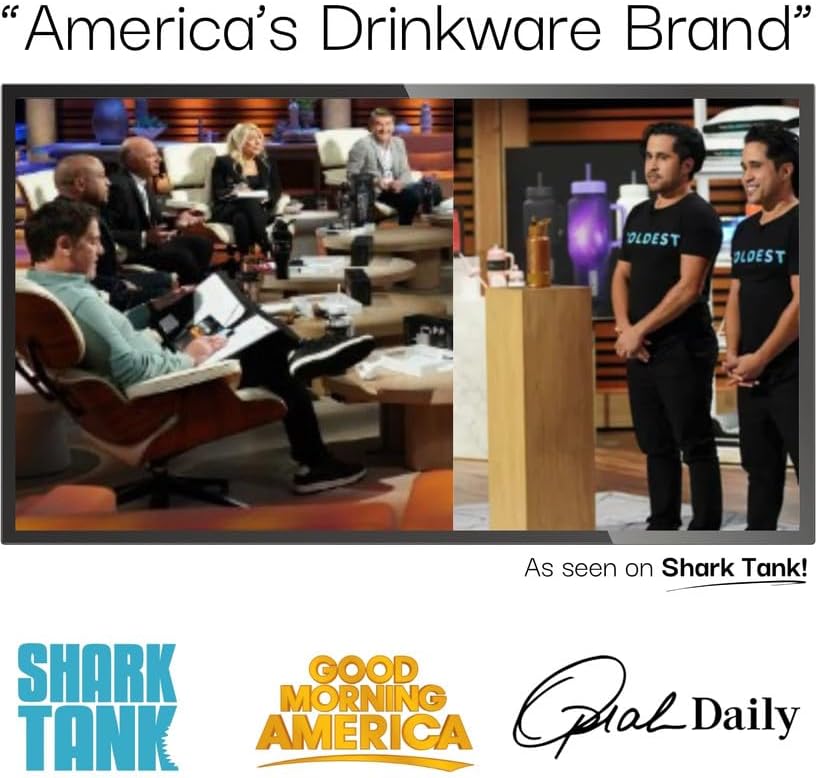 Coldest 40 oz Tumbler with Handle and Straw - 100% Leak Proof Insulated Tumbler with Lid and Straw (3 Lids) - Stainless Steel Tumblers for Women & Men - Cup Holder Friendly Base, 36 oz (Morning Mist)