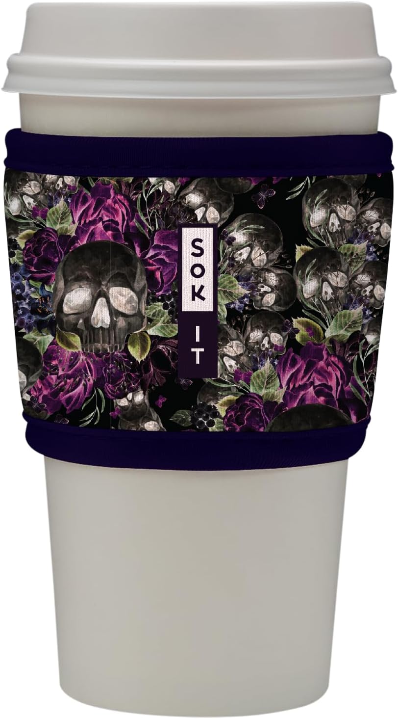Sok It HotSok Coffee & Tea Reusable Insulated Neoprene Cup Sleeve (After Dark)
