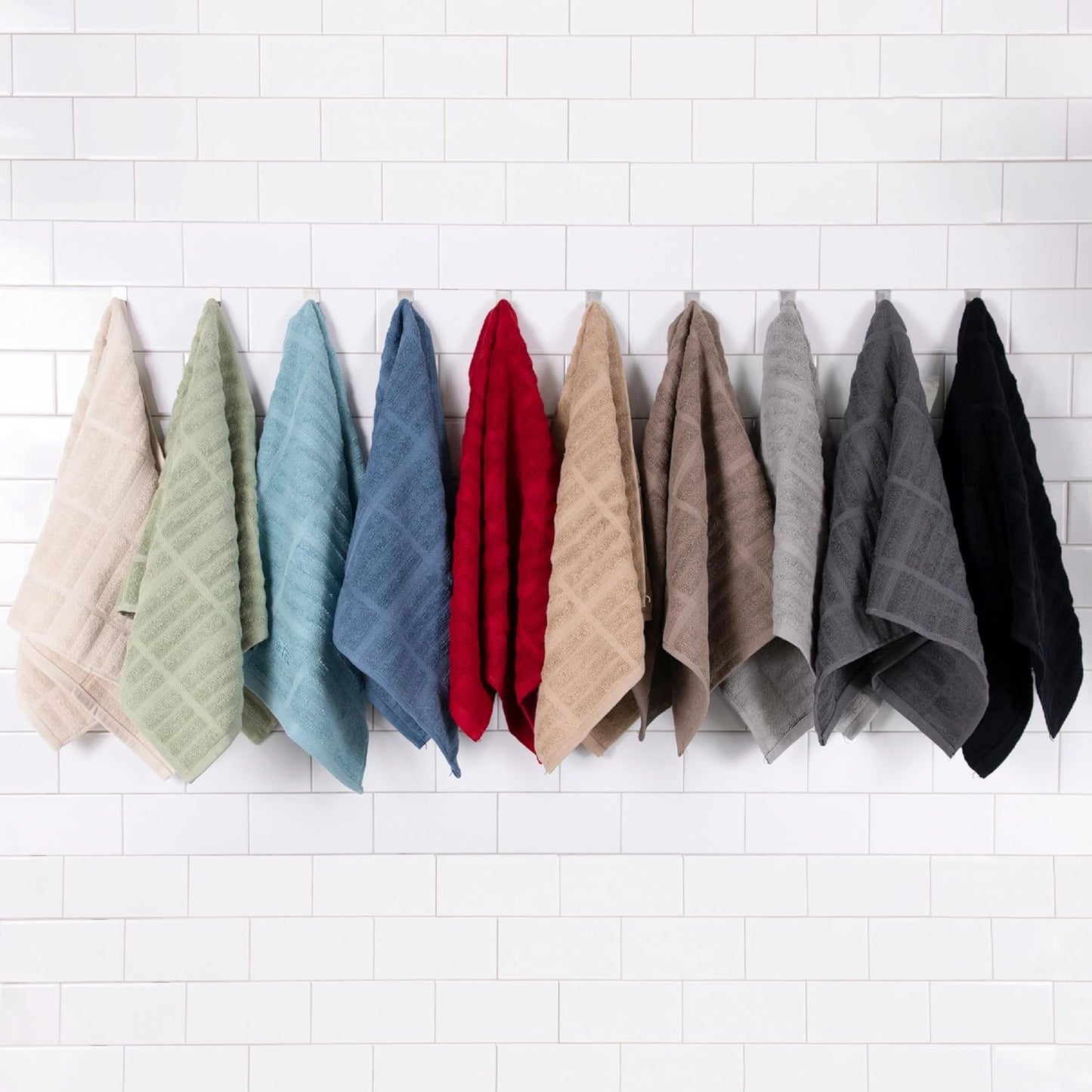 All-Clad Solid Kitchen Towel: Highly Absorbent - 100% Cotton, 17"x30" Towel for Cleaning & Drying Dishes, Glassware, or Countertops, 1-Pack, Fennel