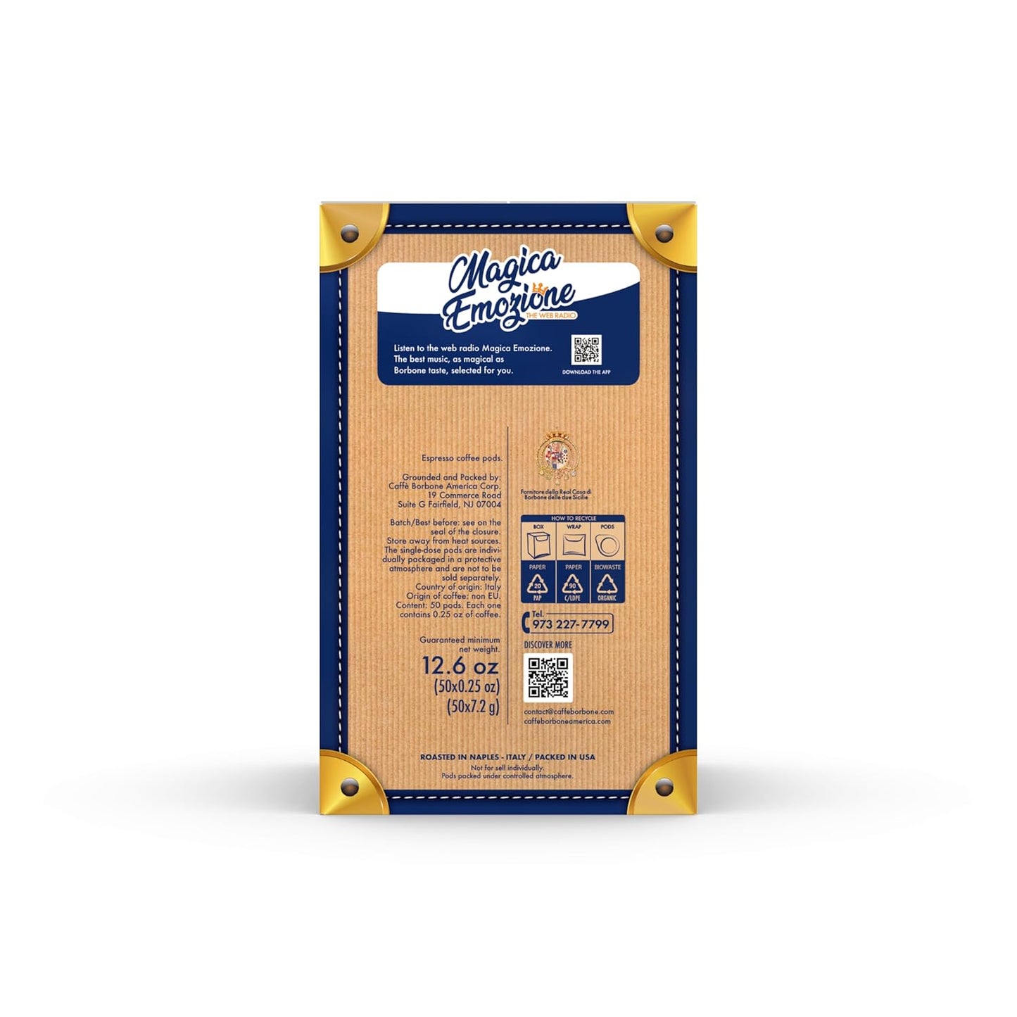 Decaf Blend for Nespresso Machines by Caffe Borbone