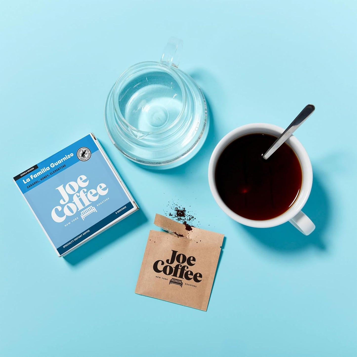 Joe Coffee Company - The Daily Specialty Instant Coffee Packets (6 Sachets) | NYC Roaster, Kosher, Climate-Friendly