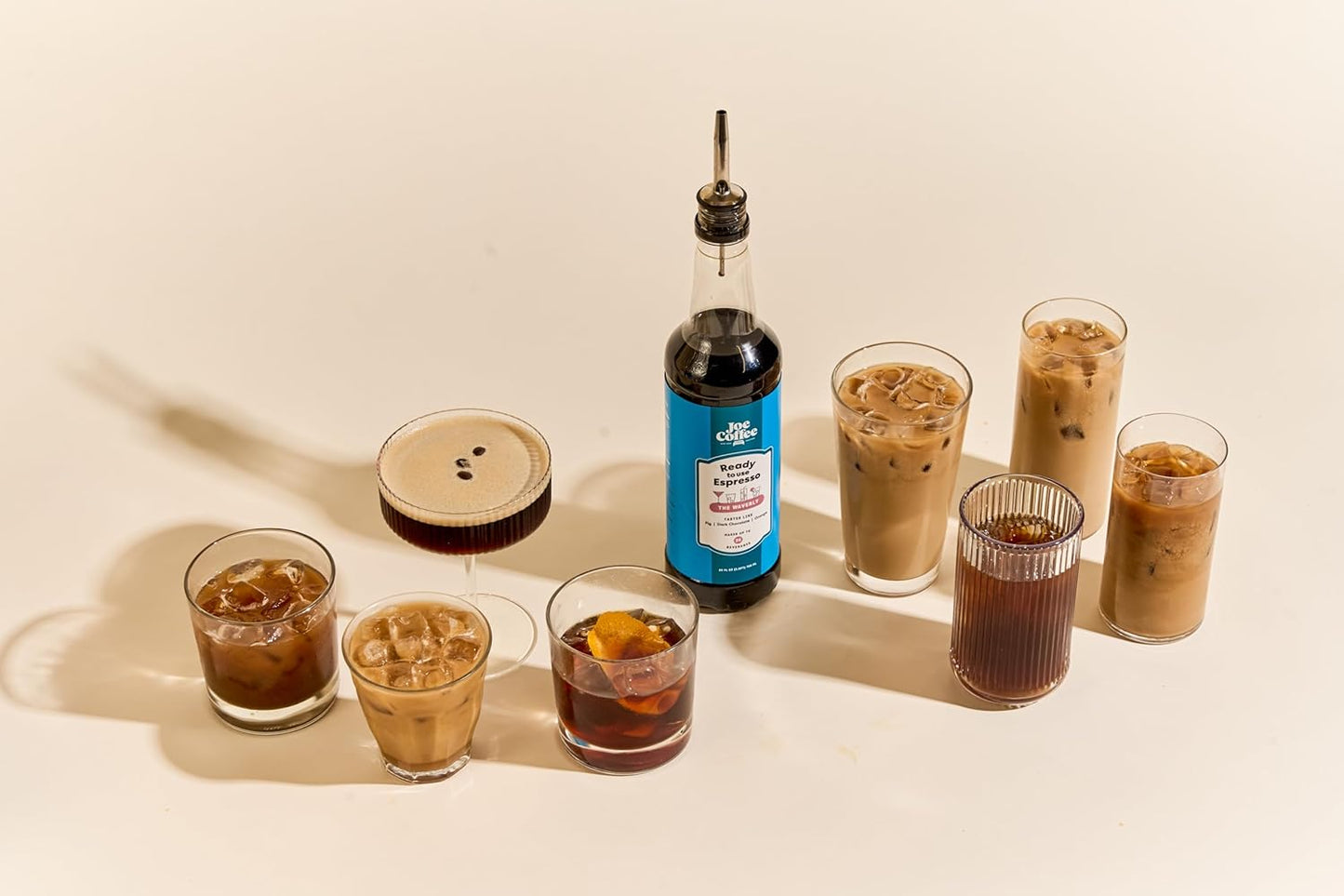 Joe Coffee Company - Ready to Use Waverly Espresso Specialty Coffee Concentrate, 25 fl oz Bottle | NYC Roaster, Kosher, Climate-Friendly