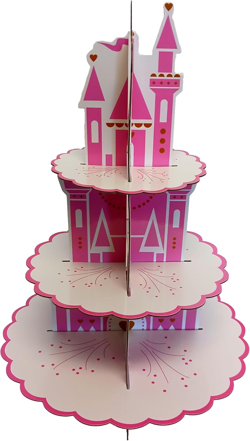 Princess Cupcake Stand, 3 Tier Cupcake Stand