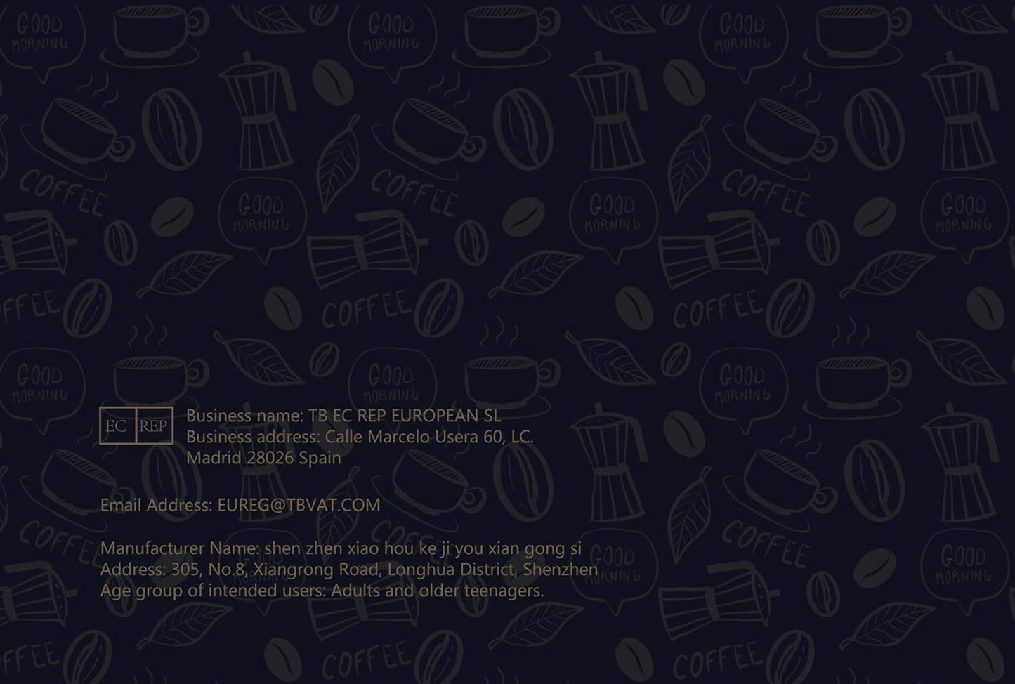 homEdge Mini Procelain Espresso Cup, 3 Ounces / 90 ml Tiny Coffee Mugs Demitasse for Espresso, Tea- Set of 6, Dark Gray