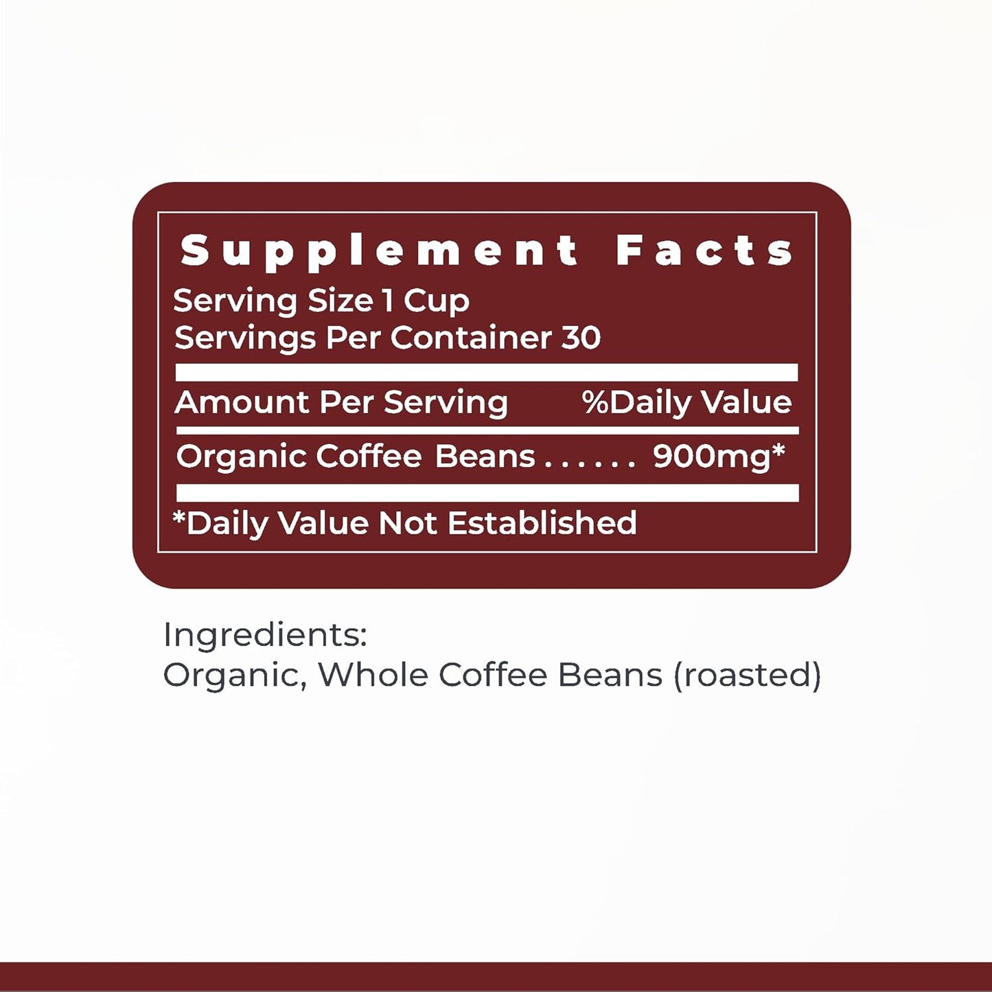 Quantum Organic Whole Roasted Coffee Beans - Medium Roast, From Guji Region of Ethiopia, Crafted for Optimal Health Benefits, Sweet & Fruity, Well-Balanced, Gluten Free, Sustainable, Non-GMO - 1 Pound