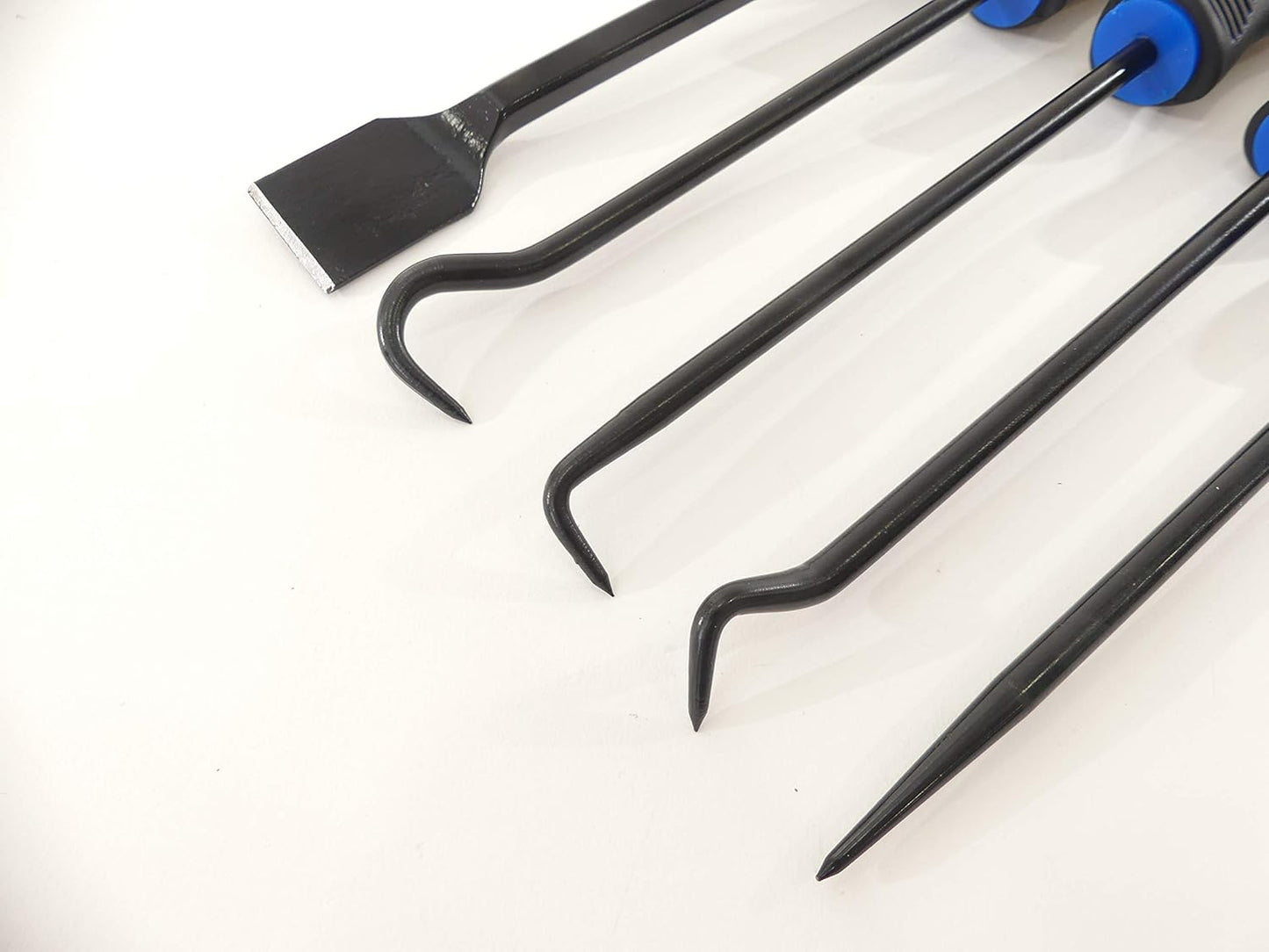 HOOK SCRAPER SET RADIATOR COOLANT HOSE REMOVAL COMFORT GRIPS 4 SMALL SEAL GASKET TOOLS 5 FULL SIZE PICKS TECH TEAM