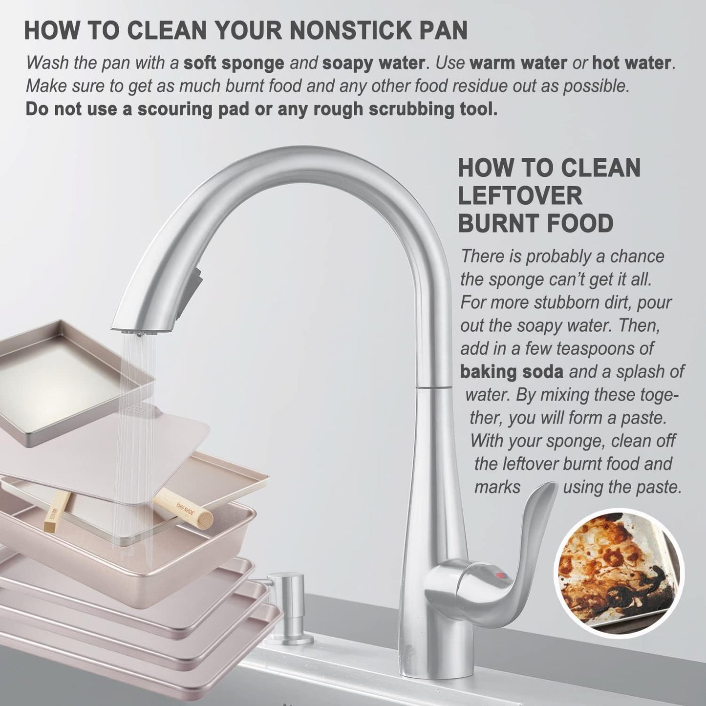 CHEFMADE 13-Inch Rectangle Cake Pan, Non-Stick Loaf Pan Deep Dish Bakeware for Oven Roasting Meat Bread Jelly Roll Battenberg Pizzas Pastries 9.7" x 13.6" X 2.4"(Champagne Gold)