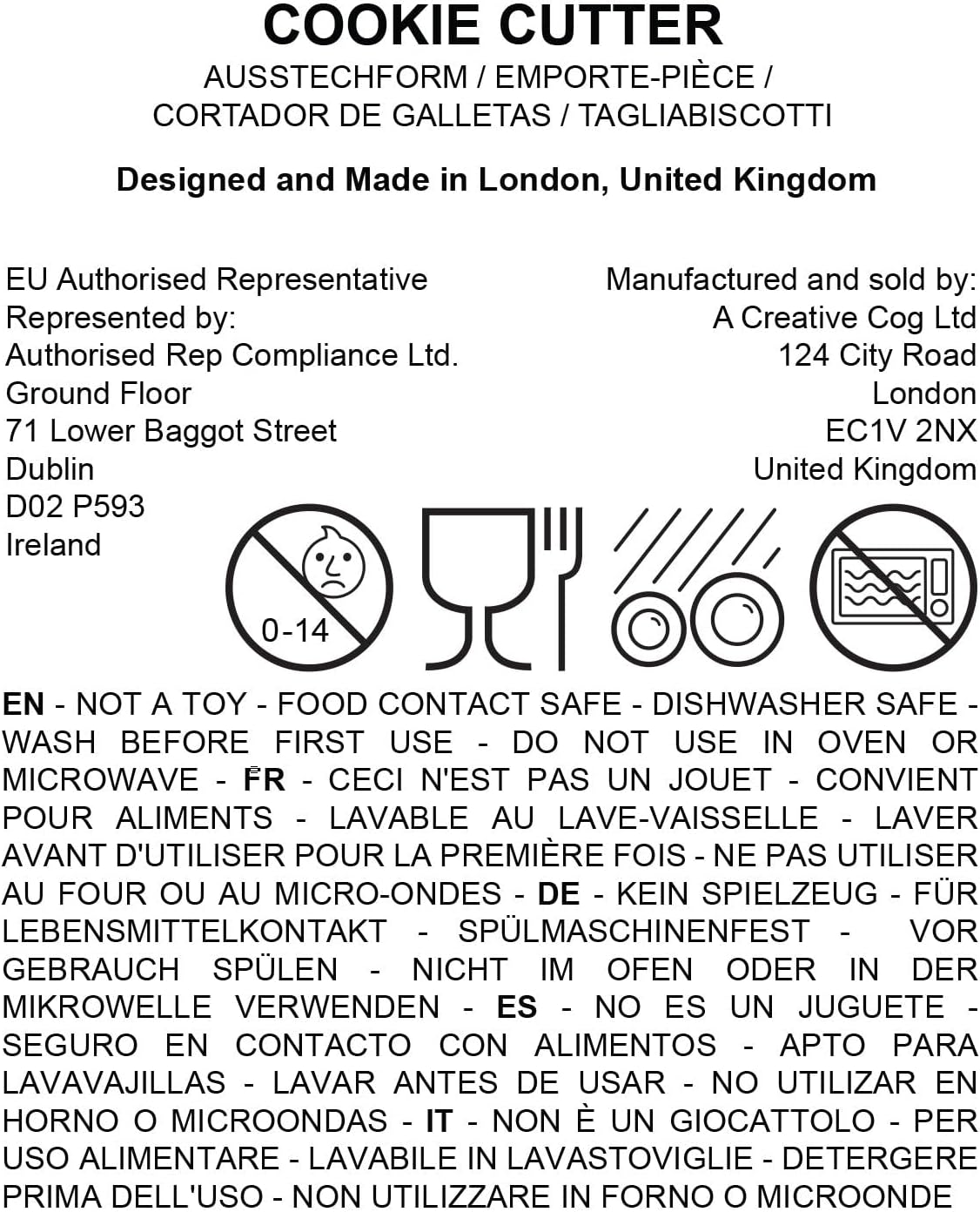 Santa Claus cookie cutter, 1 piece - Bakerlogy