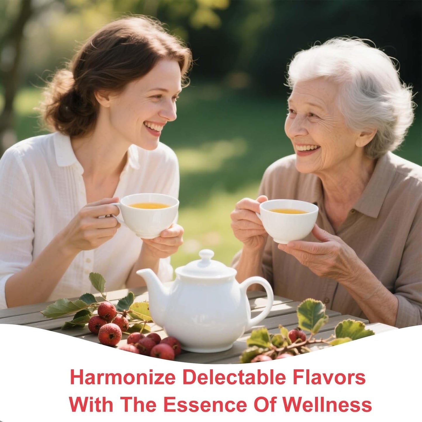 TEARELAE - Hawthorn Berry Tea, 30 Count - Pure Hawthorne Berries Herbal Tea Bags - Sweet and Tangy Flavor - Aid Digestion - Non-GMO - Caffeine-Free