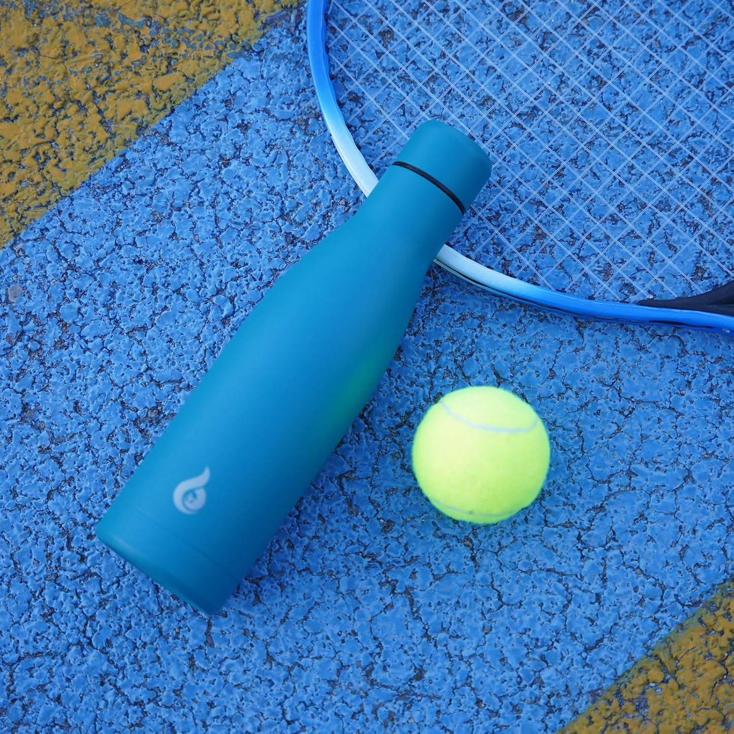 BJPKPK Insulated Water Bottle 12oz Small Stainless Steel Water Bottles Reusable Metal Thermos Keep Cold and Hot,Laguna