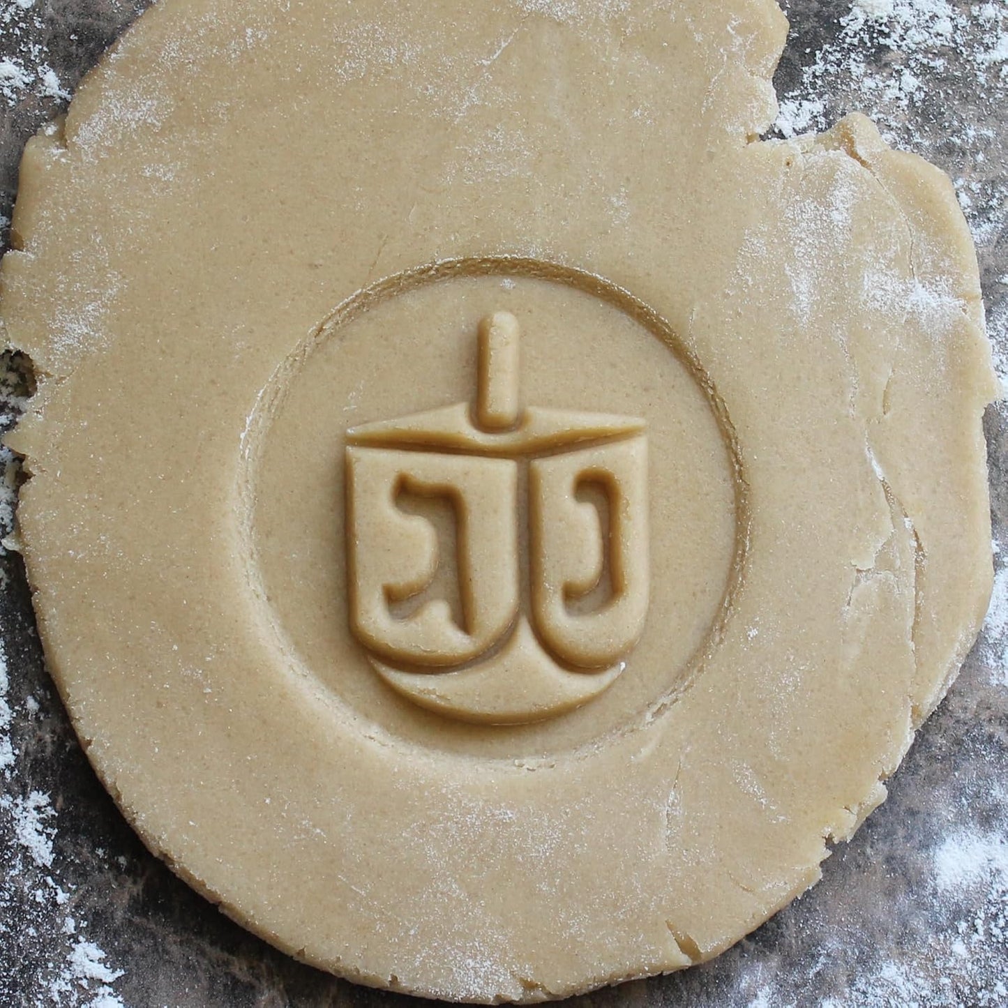 Wood Cookie Stamp, 2.5 Inch (Dreidel CS-088)