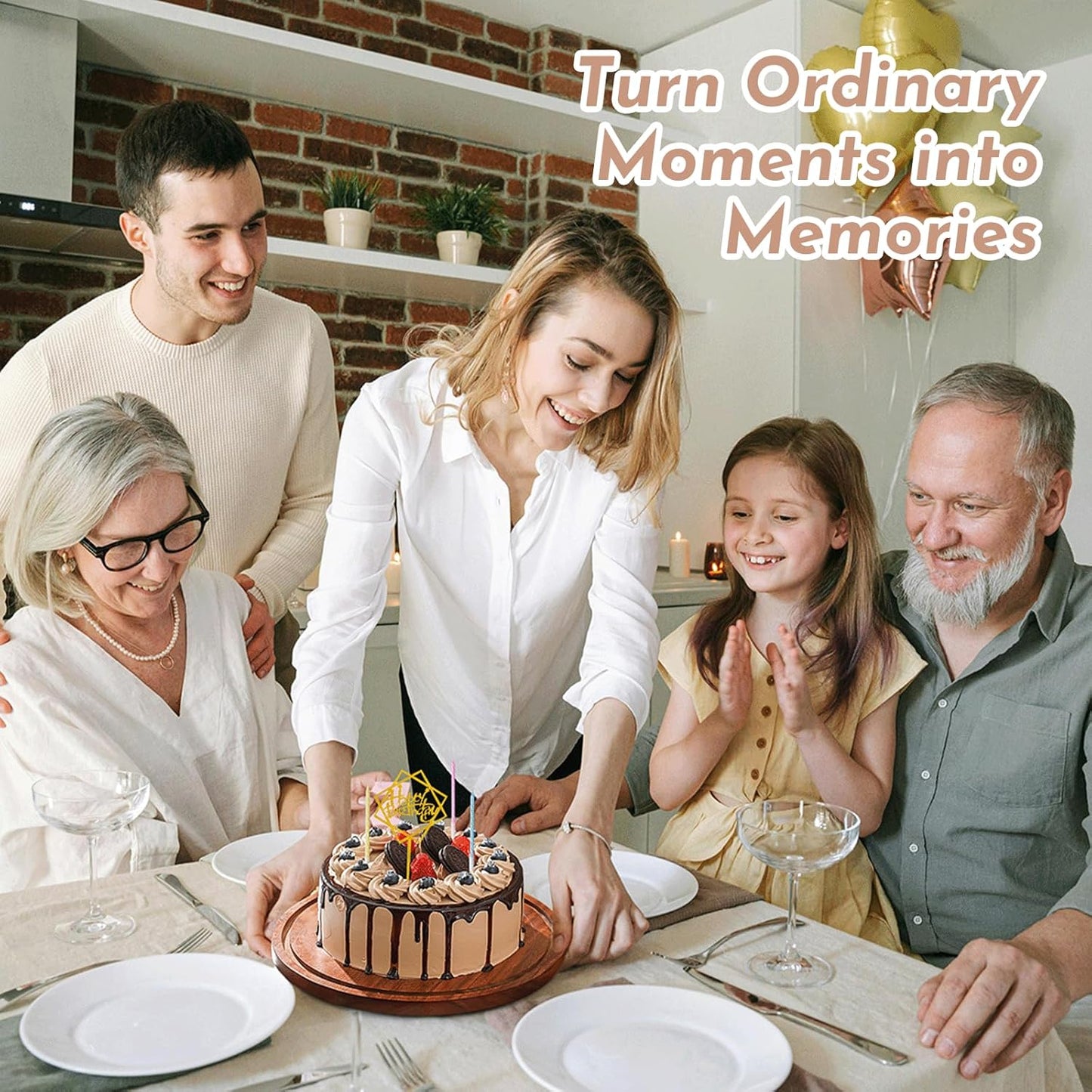 Acacia Wood Cake Stand with Acrylic Dome Lid, Cake Holder with Lid, Dessert Display Stand with Dome Cover, Charcuterie Boards for Cheese, Chips, Fruit, Cake Board, Cake Plate for Party, Wedding