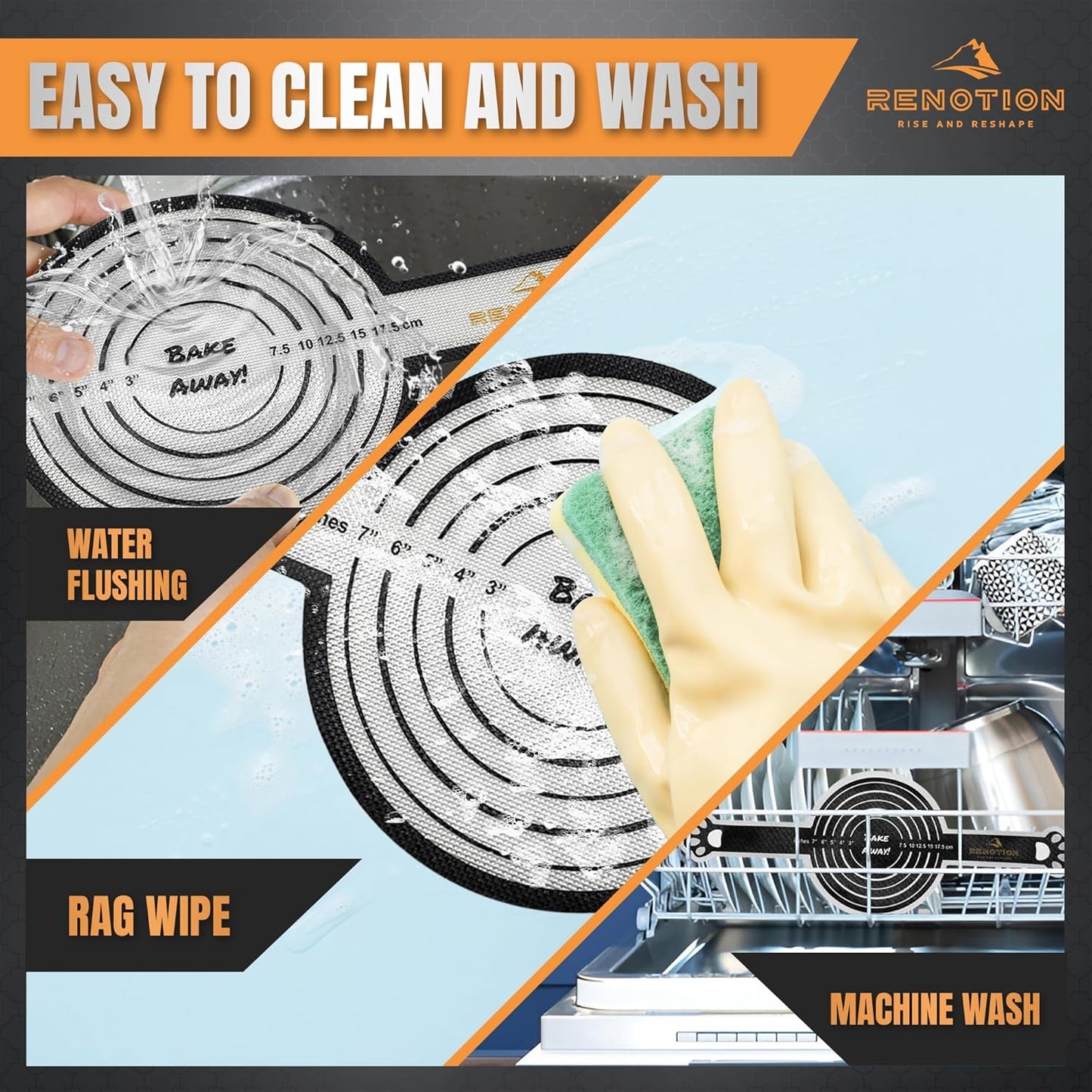 Sourdough Silicone Bread Sling 500 Degrees, 2 PCS Nonstick & Easy Clean Reusable Bread Mat for Dutch Oven Liners with Oil Brush & Silicone Spatula, Sourdough Bread Baking Supplies with Long Handles