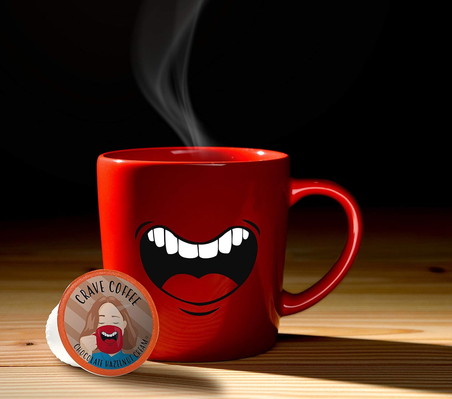 Crave Beverages Chocolate Hazelnut Creme Coffee Pods for Keurig K Cup Brewers, 100 Count