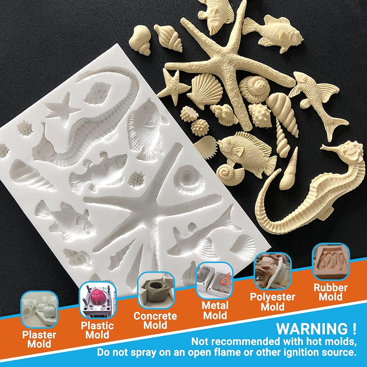 Silicone Mold Release Spray (13.5 fl oz / 400ml) Release Agent for Epoxy Resin, Candle & All Molds | Smooth, Non-Stick Lubricant for Easy Removal | 1 Pack