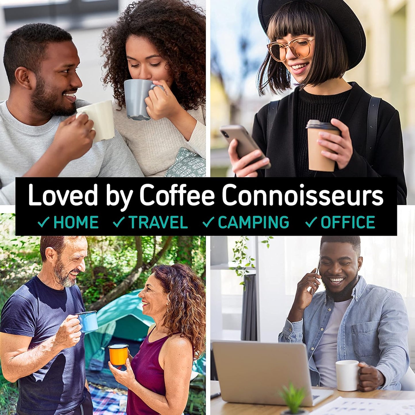 Coffee Gator French Press Coffee Maker 34oz, Double Insulated Stainless Steel Brewer plus Travel Jar Canister, Portable Hot Cold Brew Tea for Coffee Bar Accessories Kitchen Camping, Orange