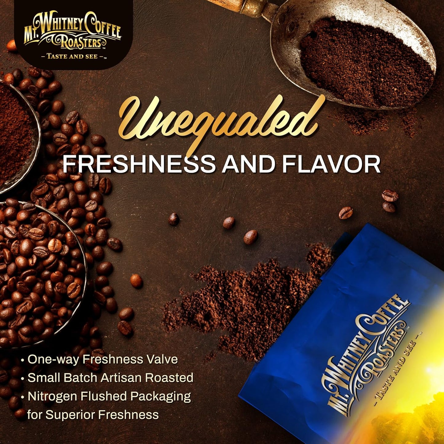 Mt. Whitney Guatemala Adiesto Cooperative Organic Low Acid Coffee (Ground, 5 lb)