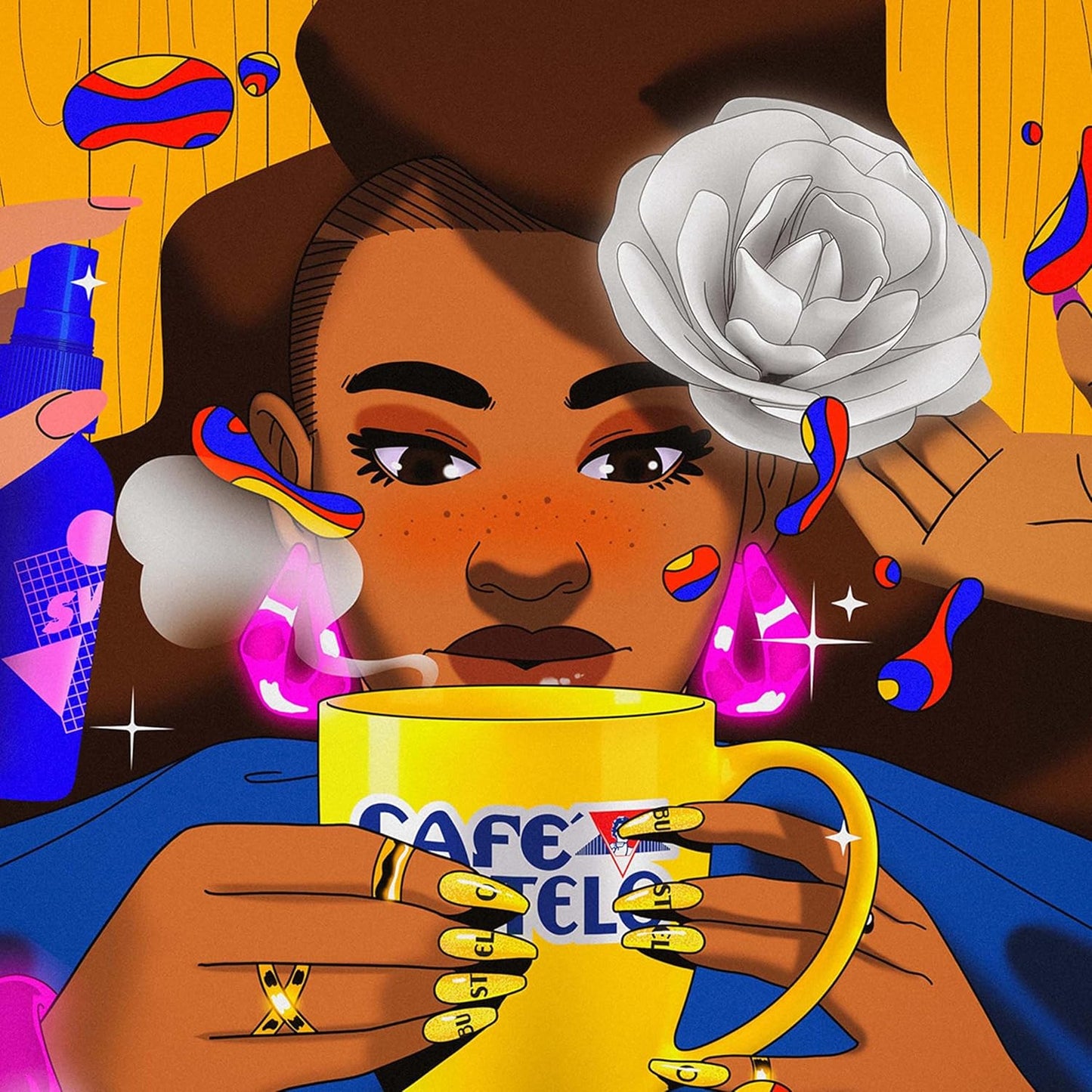 Café Bustelo Espresso Style Dark Roast Coffee, Keurig K-Cup pods, 10 Count Box (Pack of 6)