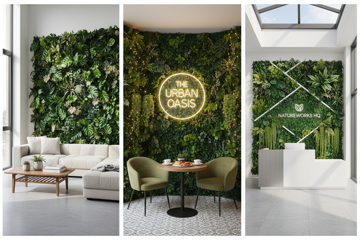 Best Places to Install Artificial Green Walls