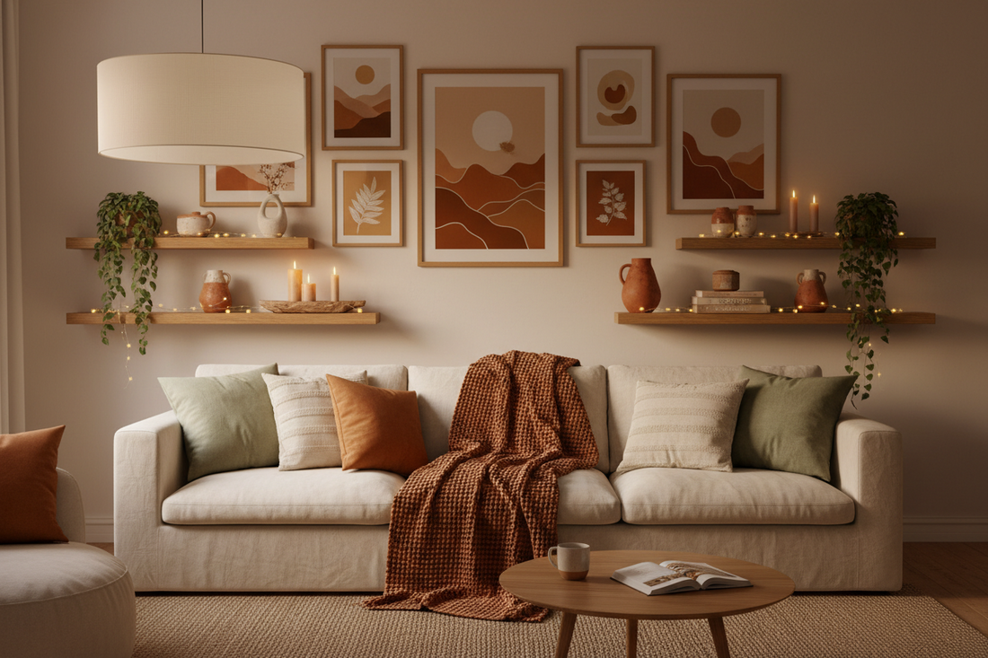 Create a Cozy Home: How to Layer Wall Art, Shelves, and Decorative Accents