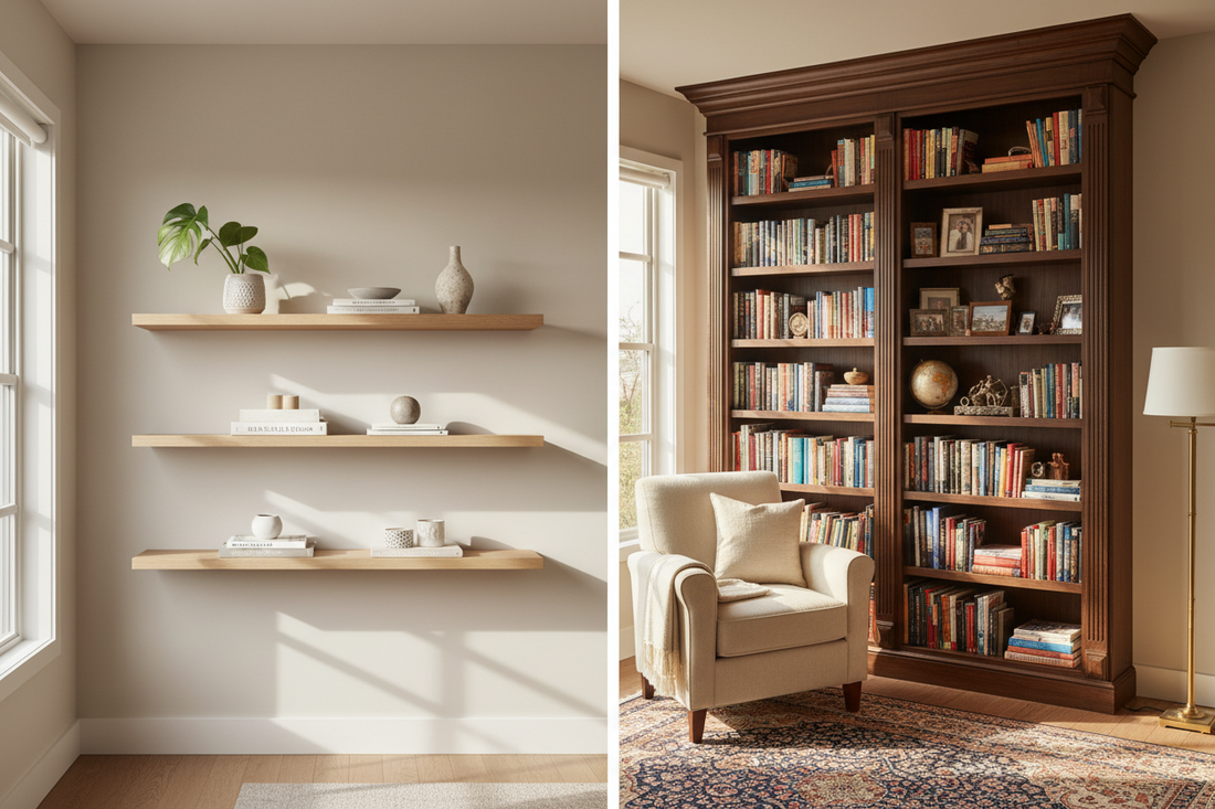 Floating Shelves vs. Traditional Shelves: Which Is Better?