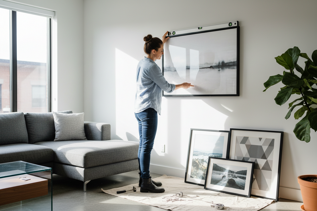 How to Hang Wall Art Like a Professional