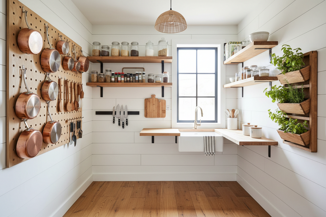 Wall Storage Solutions for Small Kitchens