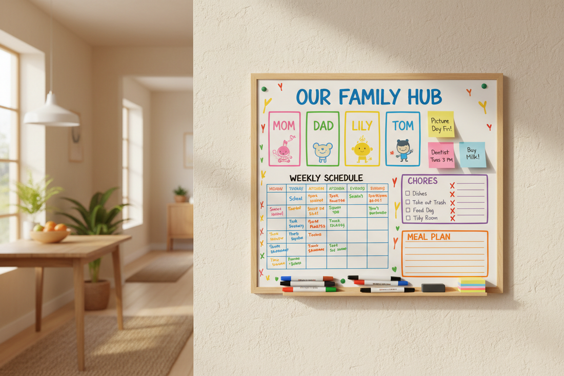 Whiteboard Organization Ideas for Busy Families