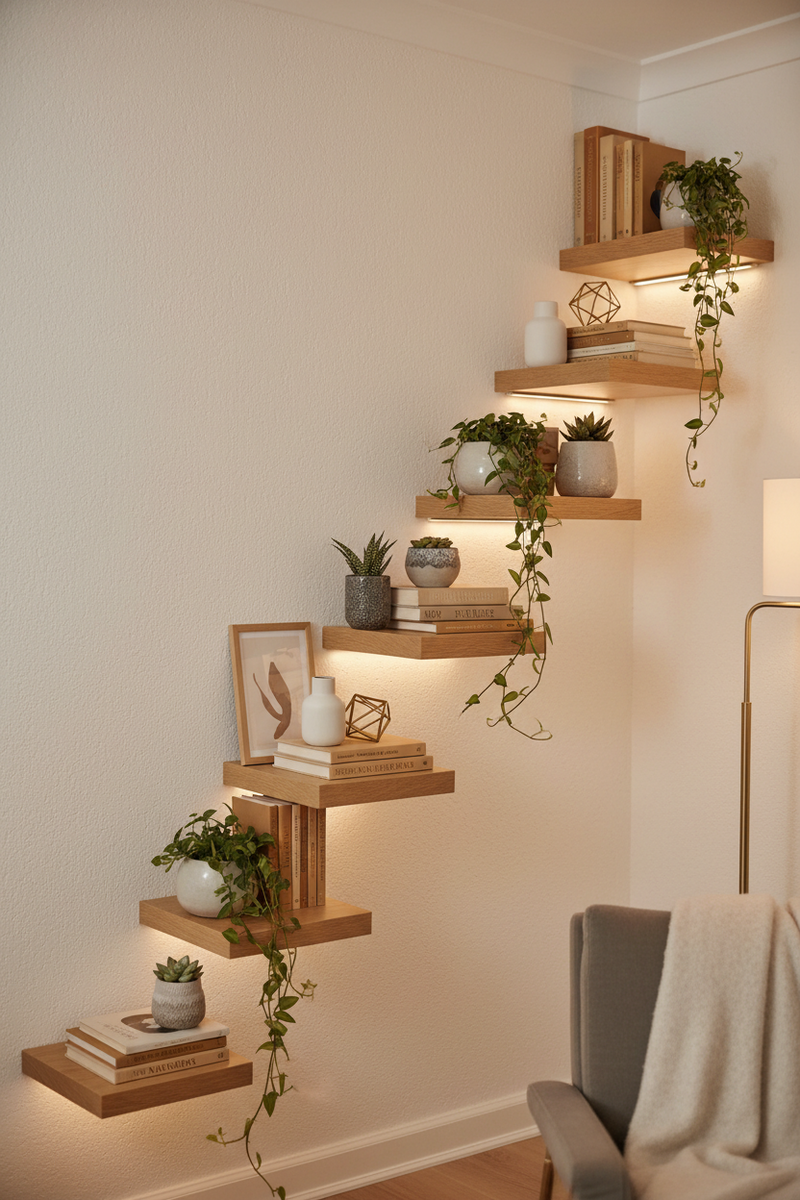 Corner Wall Shelves