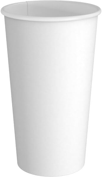 Paper Cups 16 oz 1000 Pack for Coffee & Tea Made in USA | Bulk 1000 Count for Home, Office, Restaurants & Parties | Recyclable Disposable 16 Ounce To-Go Cups for Hot Drinks