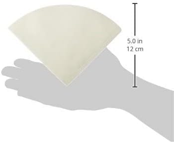 Hario V60 Paper Coffee Filter, Size 02, White, 40ct Box