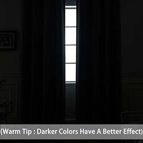 Yakamok Extra Wide Blackout Full Shading Curtains - Image 8