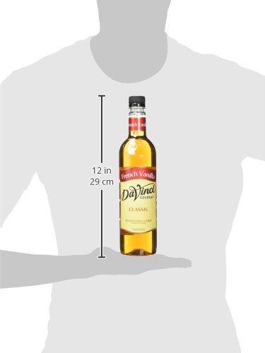 DaVinci Gourmet Classic French Vanilla Syrup, 25.4 Ounce (Pack of 8)