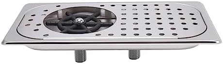 Glass Rinser, Countertop Commercial Pitcher Rinser, High Pressure Cup Washer, Stainless Steel Cup Washer with Drain Drip Tray Hose for Home Kitchen, Restaurant, Bar, Coffee