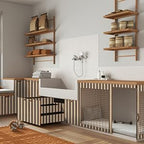 Peel and Stick Wood Slat Wallpaper - Image 6
