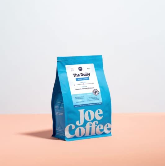 Joe Coffee Company (NYC Roaster), The Daily Ground Specialty Coffee, 12 oz Bag, Rainforest Alliance Certified, Kosher, Climate Friendly