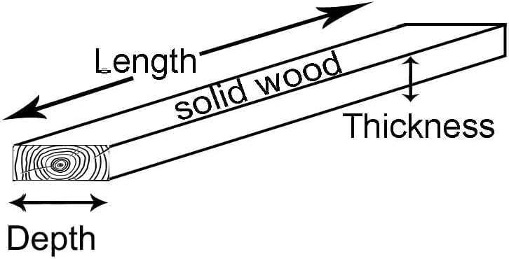 Modern Timber Craft Reclaimed Wood Floating Wall Shelf | Solid Rustic American Barnwood, Floating Shelf Brackets | 2.75" Thickness | 36" L x 5" D, Unfinished, Planed and Sanded, 3 Pack