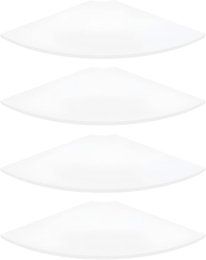 JJL Corner Shelf, 12-Inch Sector Wall Shelf by Unknown