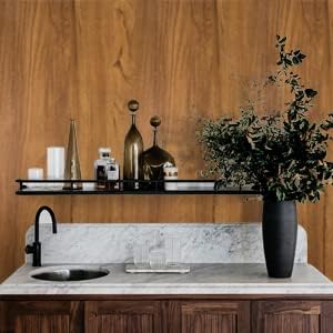 COSNIGHT 15.7" ×590" Wood Grain Wallpaper Peel and Stick Vinyl Film Self - Image 3
