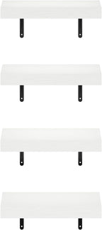 Furinno Tanna Floating Shelves for Wall Set of 4, 15-Inch Wall Shelf, Triple - Image 6
