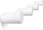 NAUMOO Wooden White Wall Hooks by NAUMOO