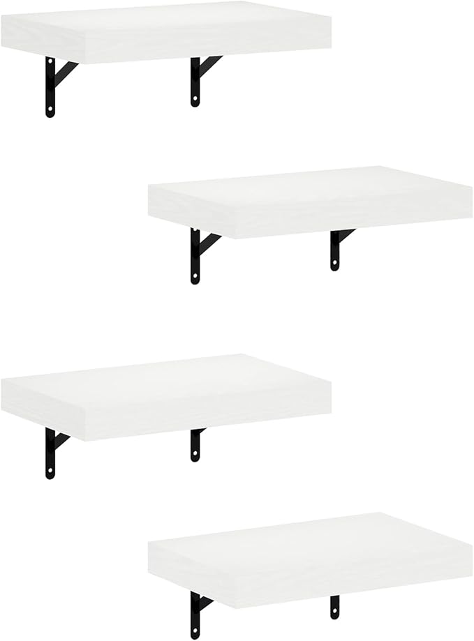 Furinno Tanna Floating Shelves for Wall Set of 4, 15-Inch Wall Shelf, Triple - Image 5