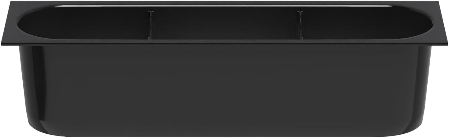 16 in. x 5.5 in. Plastic Bottle Holder for Ice Bins. Holds 3 Bottles