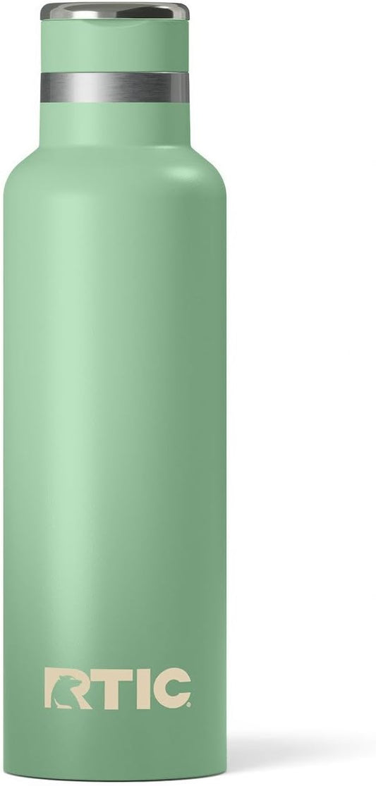 RTIC 20oz Journey Bottle Metal Stainless Steel Vacuum Insulated, BPA Free, Reusable, for Water, Hot and Cold Drinks, Travel, Sports, Camping, Sage